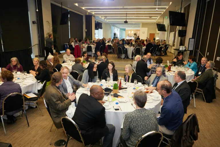 people at a luncheon